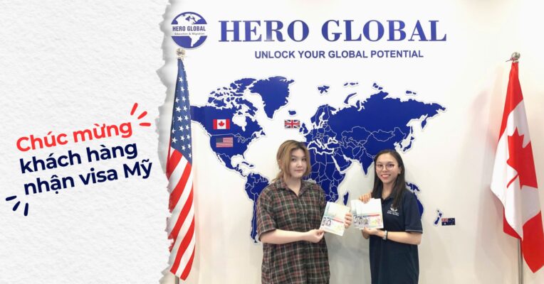 Chúc mừng khách hàng nhận được Visa Mỹ