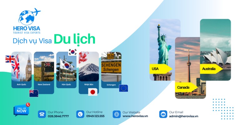 HERO VISA - DỊCH VỤ VISA DU LỊCH