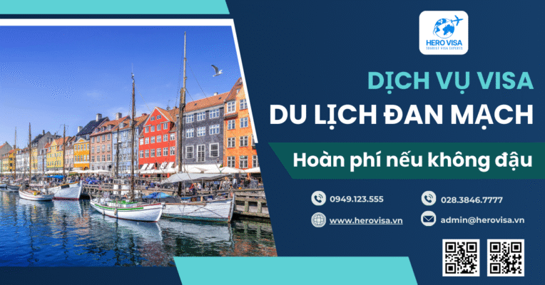 Dịch vụ visa du lịch Đan Mạch – Hoàn phí nếu không đậu