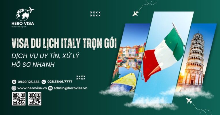 Visa du lịch Italy trọn gói – Dịch vụ uy tín, xử lý hồ sơ nhanh