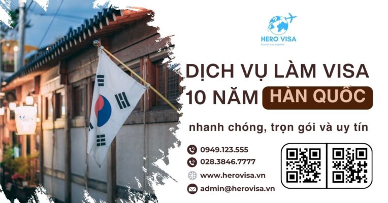 Dịch vụ làm visa 10 năm Hàn Quốc nhanh chóng, trọn gói và uy tín